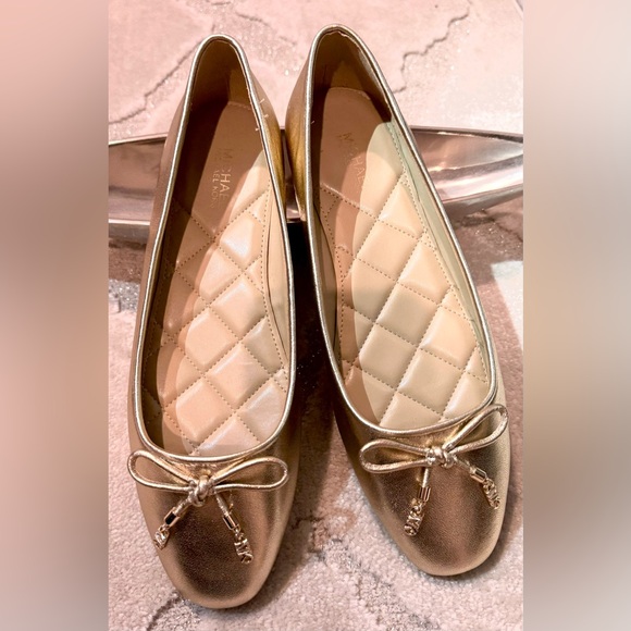 Pale gold  Michael Kors Leather Ballet Flat - Picture 5 of 5